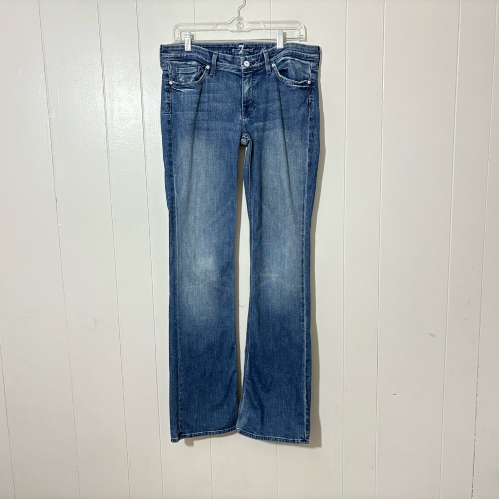 7 For All Mankind Women’s Boot Cut Jeans - Blue Wash